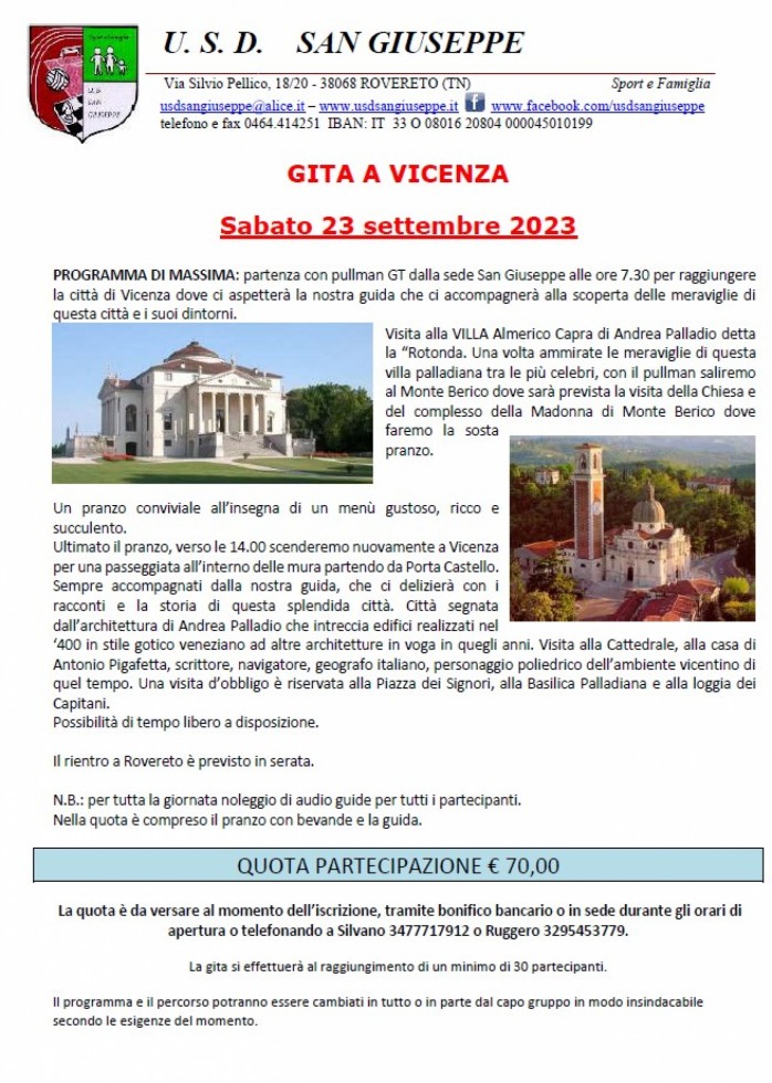 Gita a Vicenza